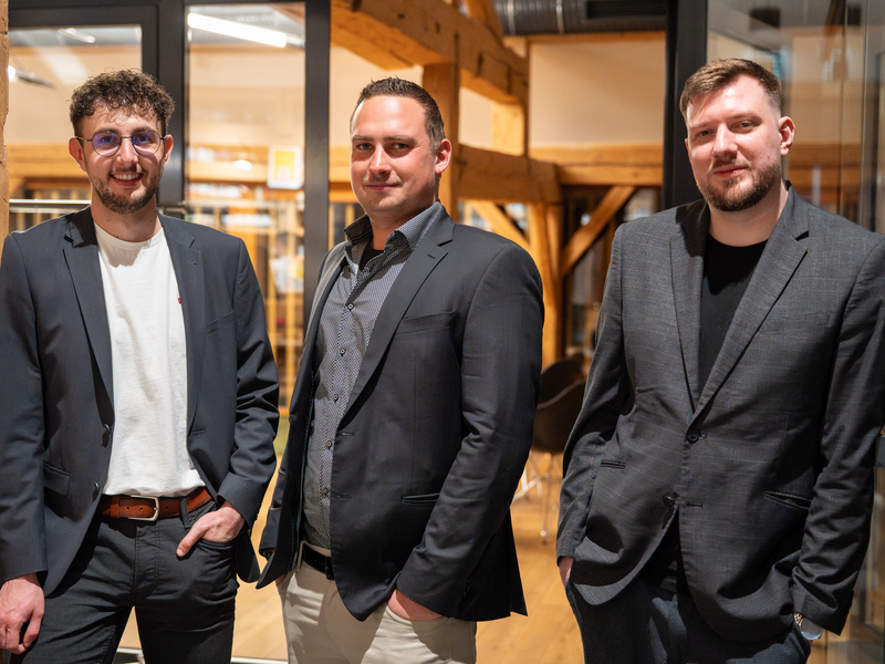 Team von Saphira Security - Sebastian Knittler, Stefan Baumgärtner, Lukas Kießling